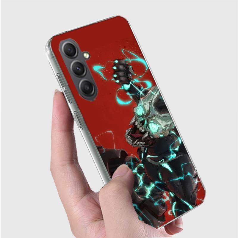 Kaiju No. 8 Anime Phone Case for Samsung A16 A26 A36 A56 A17 A37 A57 A07 A06 A02S A03 A04S A05S Galaxy Note 20 10 A50S A71 A51 A