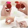 12x Round Lace Wooden Stamp Floral Pattern Rubber Novelty DIY Craft, Blessing Block for