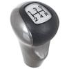 Honda Civic VIII 2005- GRAY-BLACK 5 SPEED Shift Knob SILVER COVER