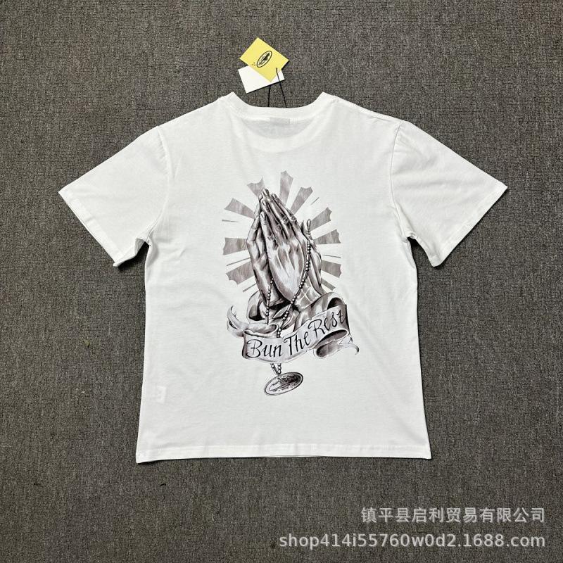 New High Street Corteiz Alcatraz Fun Letter Print Men's and Women's Casual Short Sleeve T-Shirt