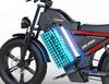 G-FORCE ZMPRO Bicicletta Elettrica Stile Moto per Adulti Motore Potente da 750W Batteria Grande da 52V40AH Ruote da 20 Pollici E-Bike All-Terrain Off-Road per Adulti
