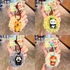 Adorable Plush Keychain For Couples Cute Silicone Animal Keyring Gift