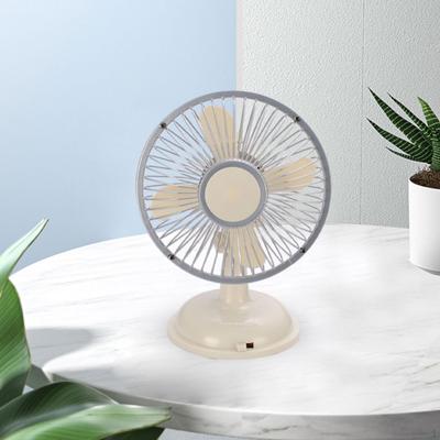 Compact Desk Fan with Adjustable Head for Home and Office Use