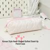 Korean Style Polka Dot Handheld Retro Pencil Case for Primary Students