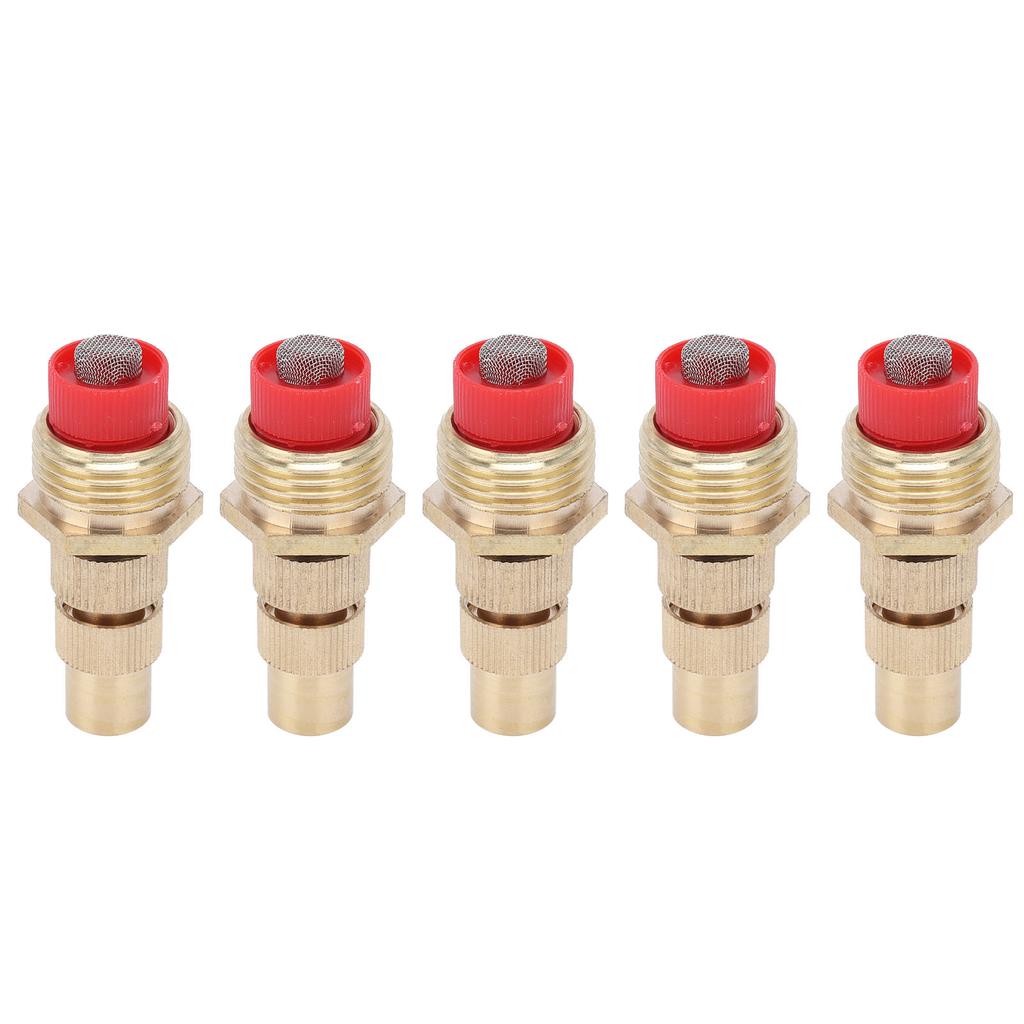 5Pcs G1 2 Male Thread Atomizing Nozzle with Filter Screen Adjustable Garden Lawn Sprayer Nozzle