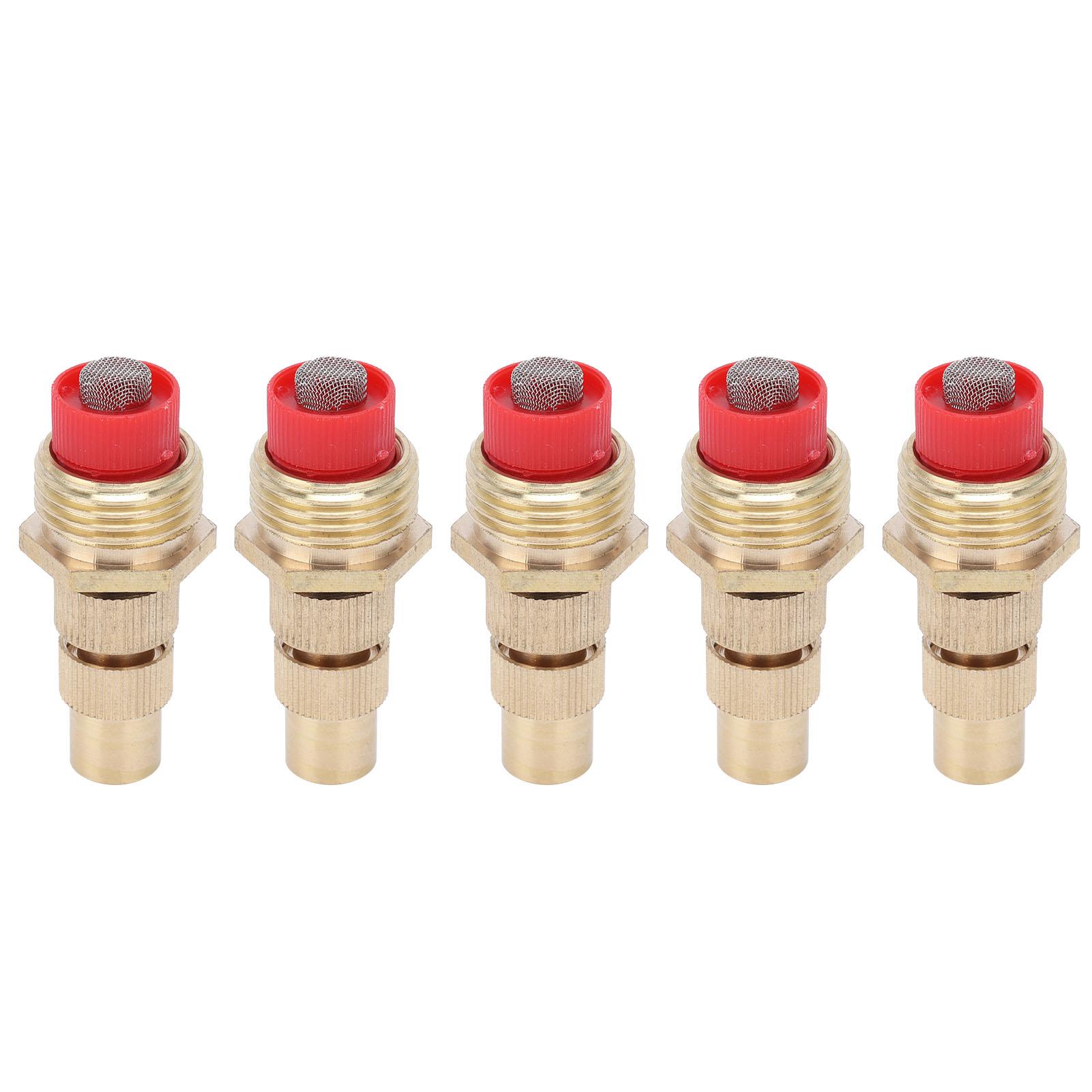 

5Pcs G1 2 Male Thread Atomizing Nozzle with Filter Screen Adjustable Garden Lawn Sprayer Nozzle