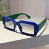 Vintage Rectangle Sunglasses Fashion Square Candy Color Shades Eyewear Trendy Retro Women Brand Design UV400 Sun Glasses