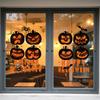 Halloween Horror Sticker Bloody Pumpkin Pendant Static Cling Window Decal Spider Web Decor Home Party
