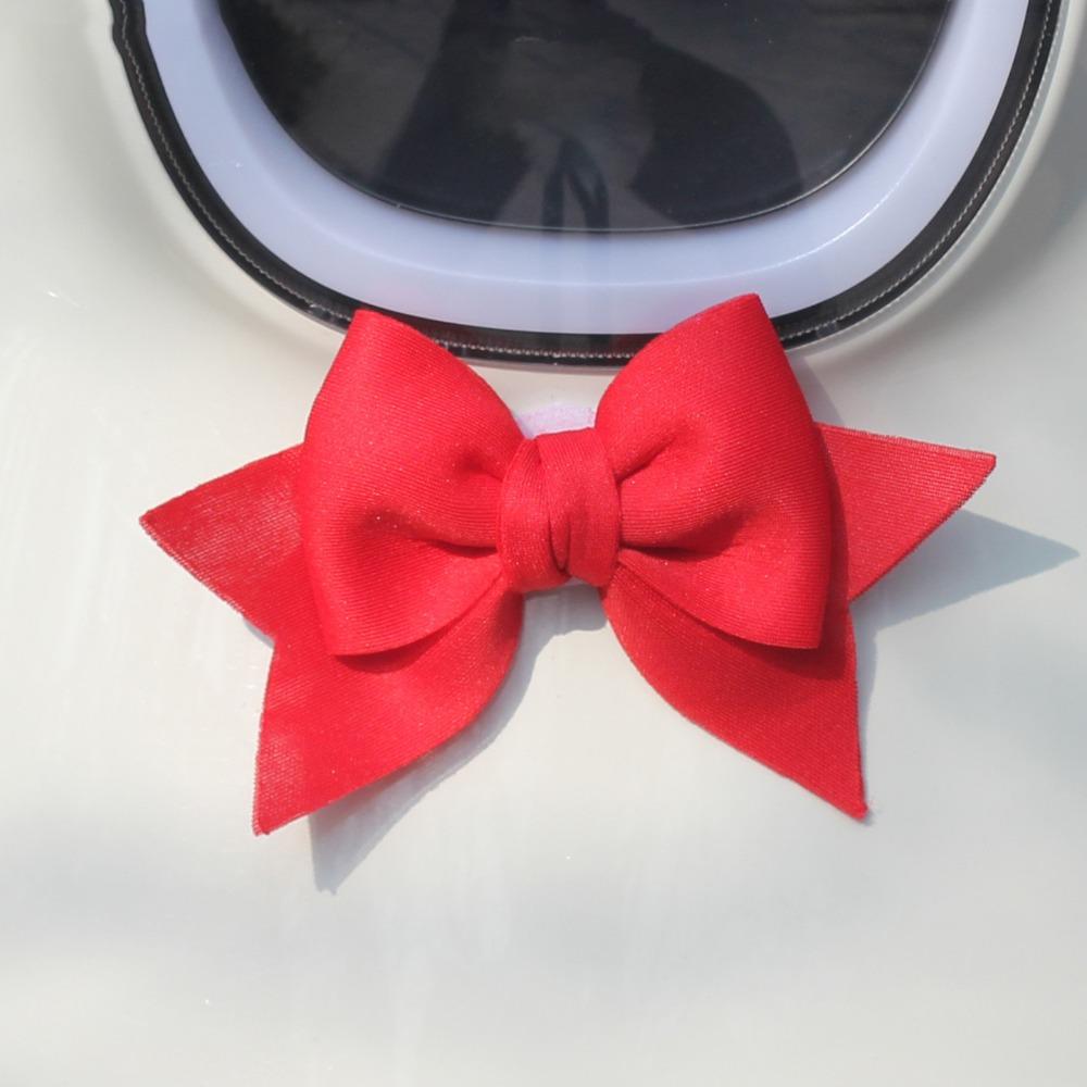 Lightweight Motorcycle Helmet Bow Self Adhesive Electric Bike Tail Decor Scooter Accessories