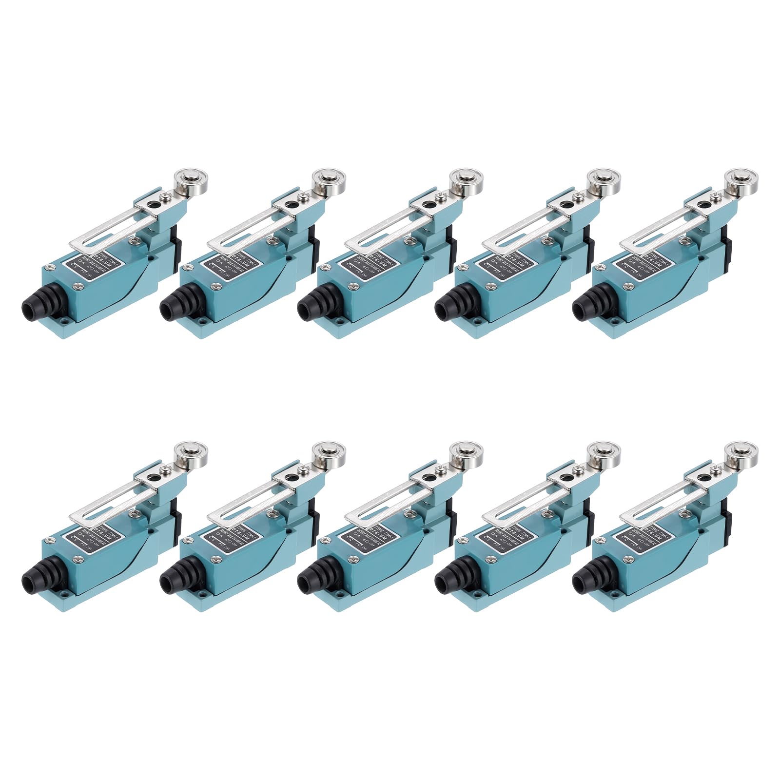 

uxcell 10pcs Instantaneous Limit Switch DC Rotary Adjustable Roller Lever Arm Limit Switch CNC Mill 3D Printer Door Switch 5A/250VAC 0.4A/115V ME-8108
