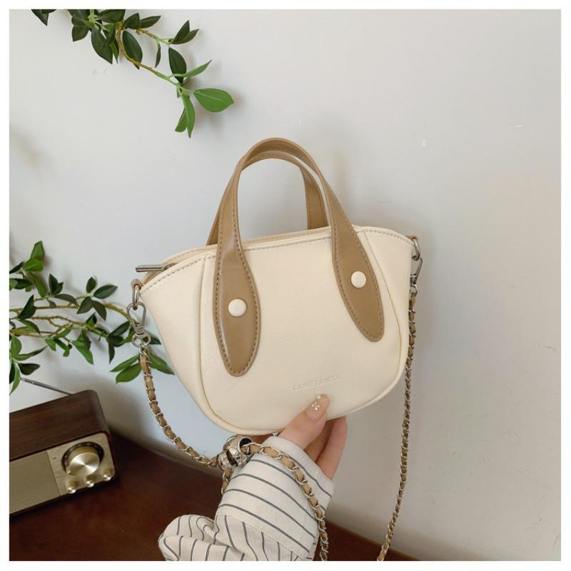 High-value Fashionable Portable Messenger Women's Bag, New Versatile Contrasting Color Simple High-end Shoulder Women's Bag