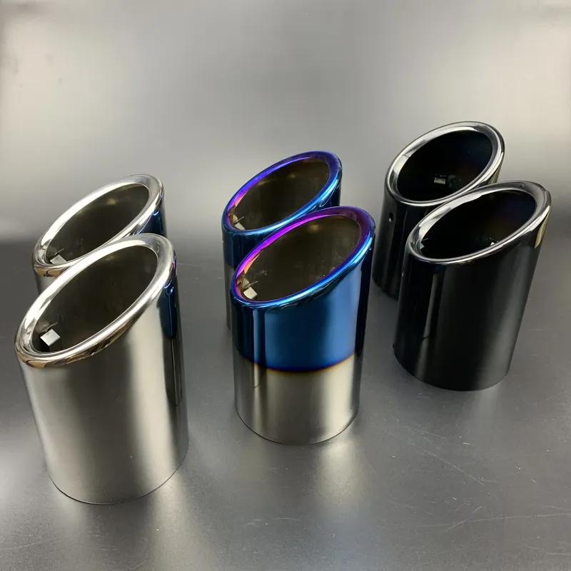 2pcs For Mazda CX-5 CX5 CX-8 CX-9 Auto Accessories Stainless Steel Car Exhaust Pipe Muffler Tail Throat Exterior Refit Products