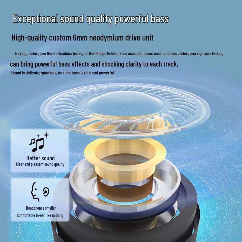 Philips True Wireless Bluetooth Earbuds