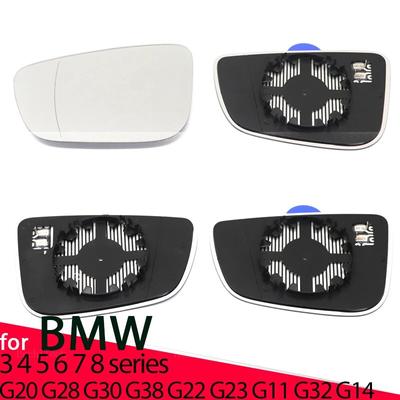 Vidro do Espelho Retrovisor Espelhos Laterais de Porta de Vidro Espelho Lateral Aquecido para BMW G20 G21 G28 G22 G23 G24 G30 G31 G38 G32 G11 G12 G14 G15