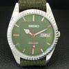 AUTOMATIC VINTAGE REFURBISHED SEIKO 6309A JAPAN MENS GREEN DIAL WATCH a443137-1