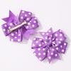 3Pcs/Pack Solid Dot Hair Bows Clip Girls Boutique Bowknot Hair Clips Kids Colorful Heart Sun Glasses Children Hair Accessories