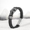 Vintage Double Layer Leather Cross Bracelet Charming Men's Bracelet Christmas Gift Valentine's Day Gift Protector Jewelry Gift