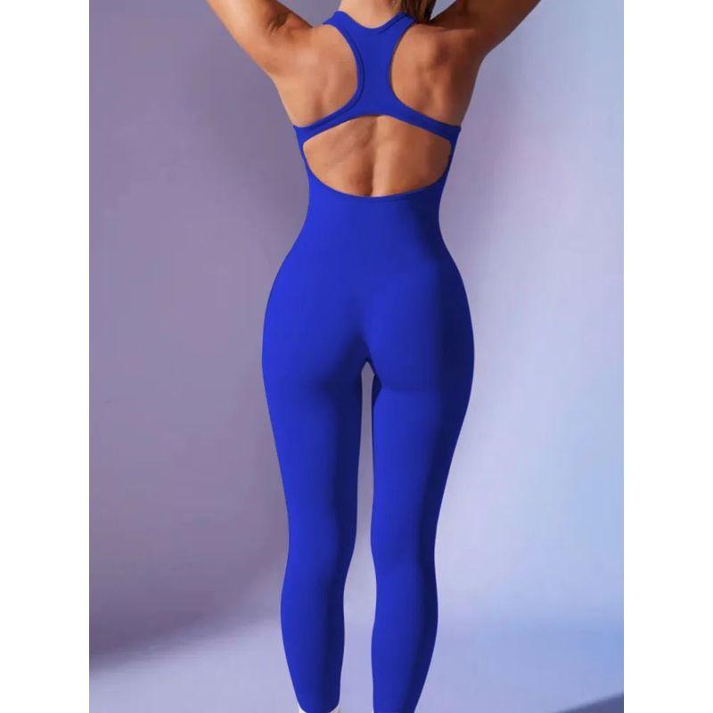 Sleeveless Tight Fitting Jumpsuit for Women