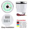 52mm 2'' Digital Clock Gauge 12-Hour Format 7 Colors Backlight Hour Meter 12V 24V Waterproof Universal For Car Truck Boat Yacht