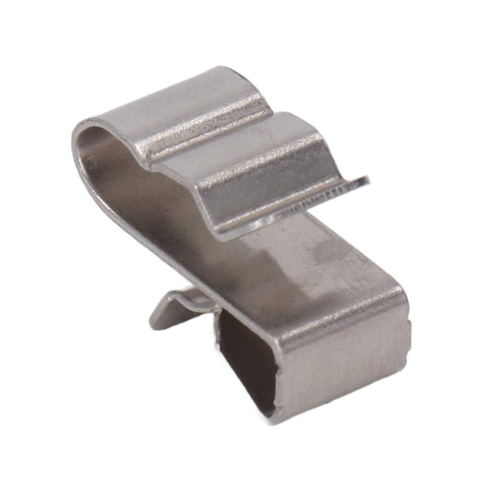 50pcs Metal Clamps Solar Panel Wire Clamps Stainless Steel Cable Clips  For PV Wiring