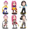 New Kpop Demon Hunters Figure Toy Cartoon Rumi/Mira/Zoey Action Figure PVC Desktop Decoration Model Doll Toy Fans Gift