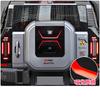 For JETOUR T2 Shanhai T2 2024-2026 Decals of The Spare Tire Cover Sticker Trunk Lid Warning Car Sticker Decorative Strip