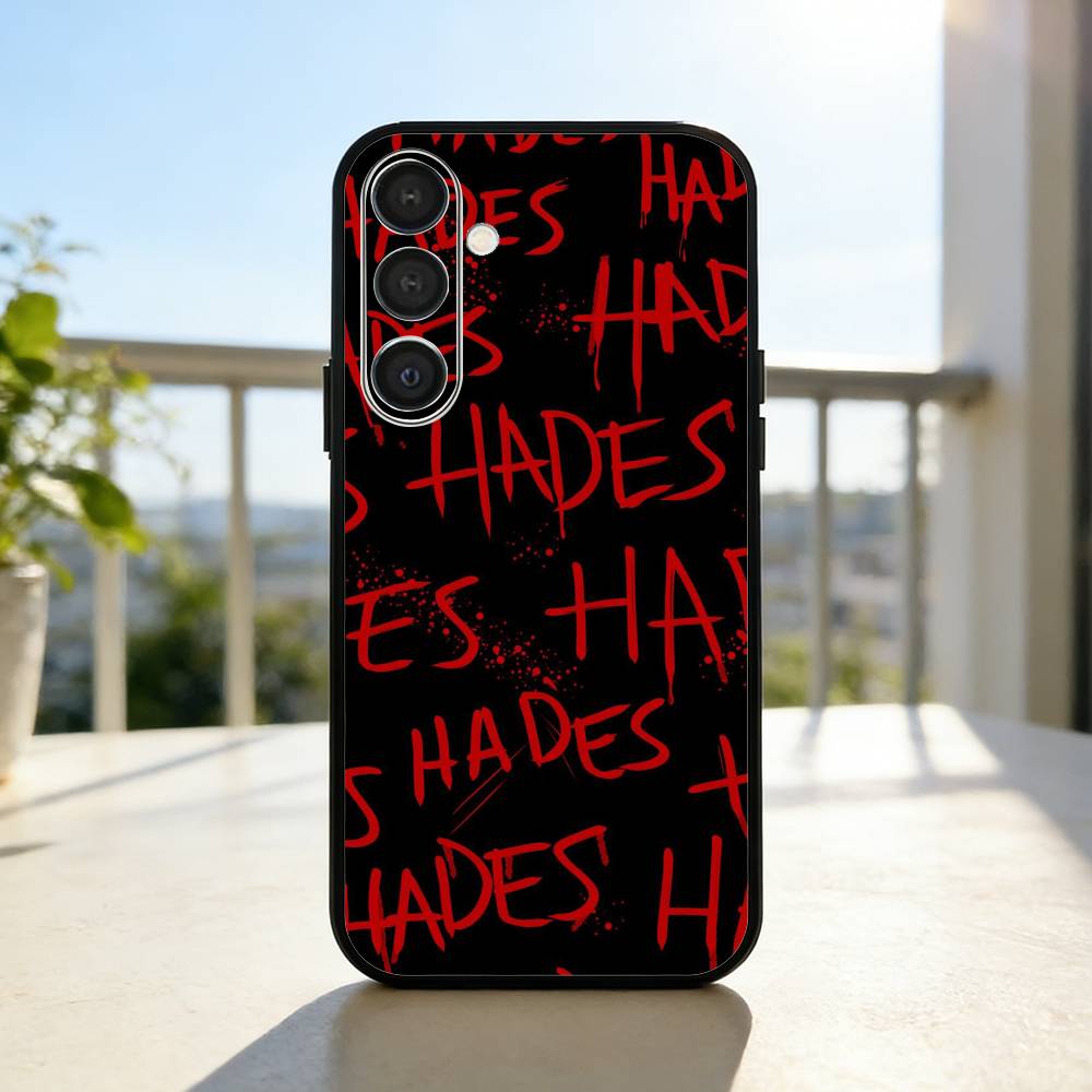 Rapper H-Hades 66 Phone Case For Samsung A73,A21s,A22,A31,A32,A52,A53,A71,A80,Soft Black Shell
