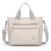 Borsa Tote Versatile in Nylon con Tasche Multiple con Zip Tracolla Regolabile Borsa a Spalla Casual per Donne Quotidiana