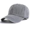 American Soft-top Baseball Cap Women's Old Washed Peaked Cap Solid Color Sports Sun Hat Men's Light Board Curved Brim Hat