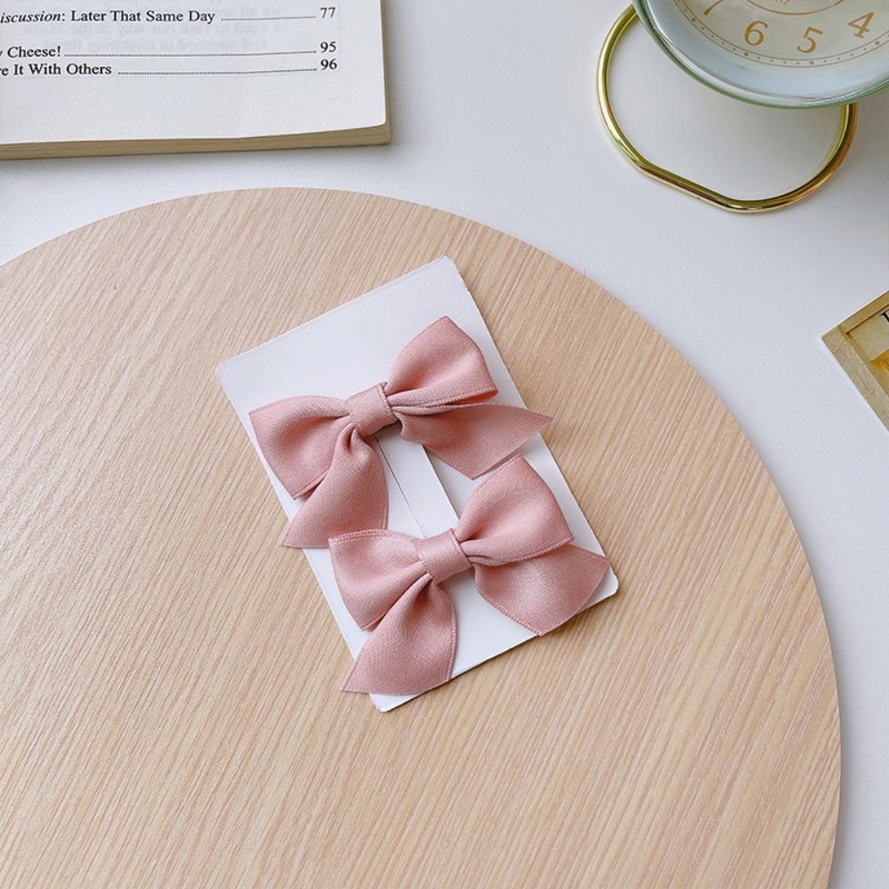 

Дитяча шпилька, заколка для волосся, бантики, повністю покриті стрічкою, для головного убору для дівчинки рожевий