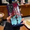 H-Hazbin-Hotel Anime Phone Case For Samsung A25 A13 A33 5G A54 A36 A35 A56 A52 A14 Shockproof Glass Cover