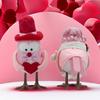Valentines Day Decorations Bird  Ornament Figures Tiered Tray for Party Table Home Mantel Decorations