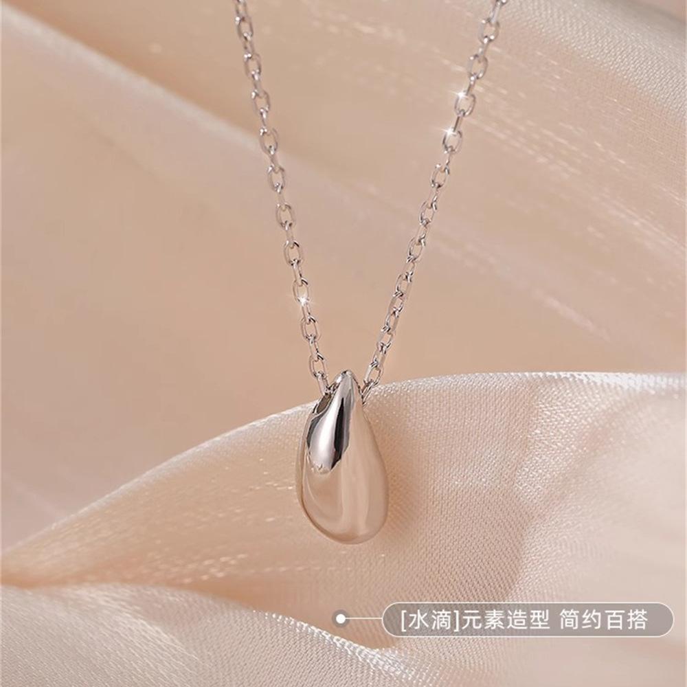 French water drop beanie necklace female ins wind does not fade collarbone chain