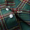 Children's Plaid Shirt and Pants Two-piece Set Boys' Bow Tie Lapel Long Sleeved Plaid Shirt