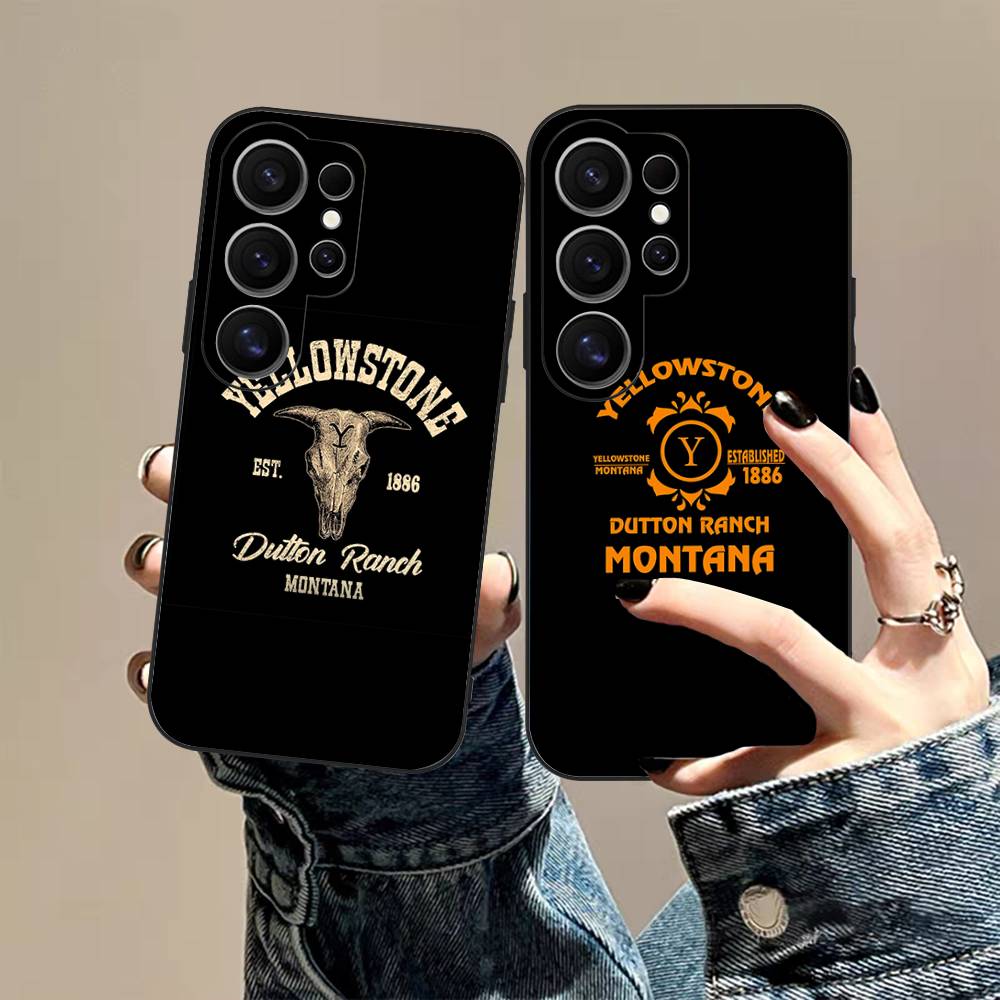 Popular Y-Yellowstone D-Dutton R-Ranch Phone Case For Samsung S 24 fe 25 Ultra plus 20 lite 21 30 22 23 24 22 Ultra 5G Fundas
