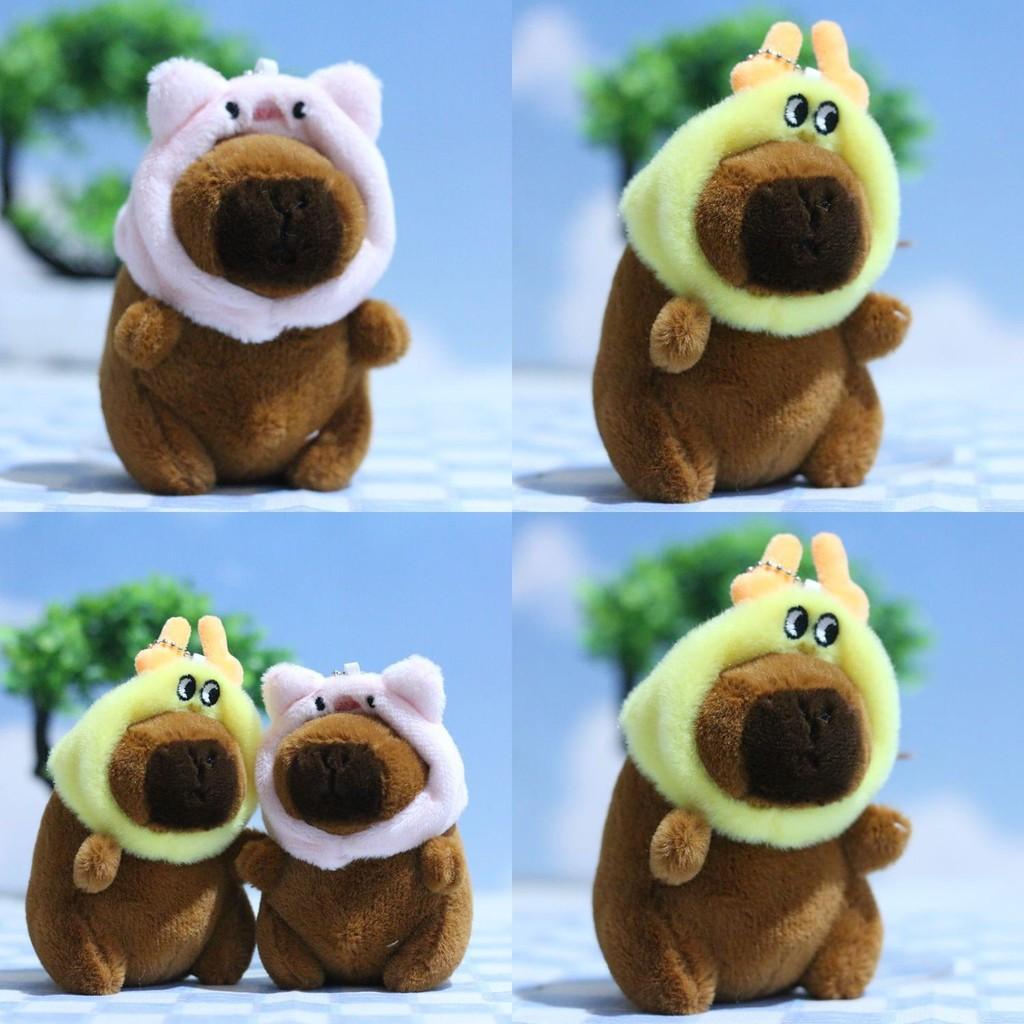 Charming Stuffed Capybara Plush Toy Keychain Perfect For Backpack Accessories