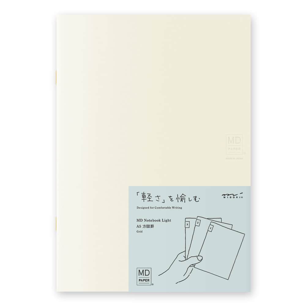 

DESIGNPHIL MIDORI MD Notebook Light A5 Gridded A 15305006 3-Pack белый