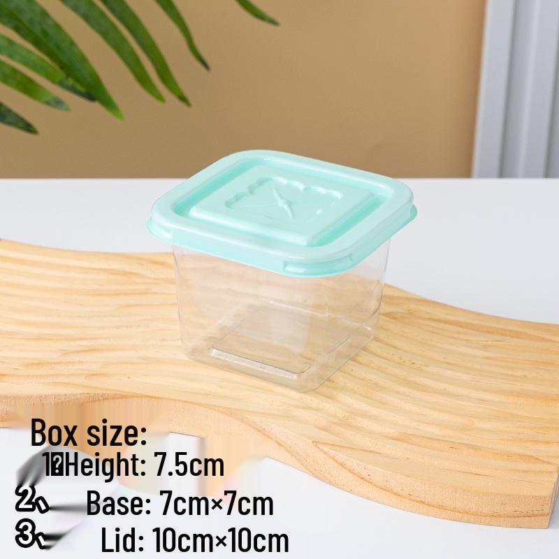 Square Mousse Soy Milk Cake Box: Wooden Cup Packaging for Tiramisu and Dessert Baking