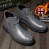 High Quality Retro Men Ankle Boots British Chelsea Business Casual Leather Shoes Fashion Comfortbale Thick Sole Work Boots Botas
