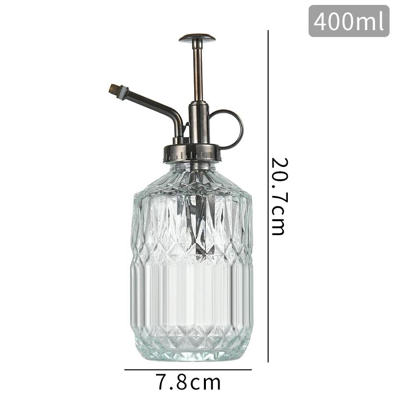 Retro Relief Sprayer Glass Bottle Gardening Home 400 ML Large Capacity Container Bottle Bathroom Decoration Sanitize Bottles