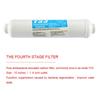 Sistema di Filtrazione Acqua a 4 Stadi Cartuccia Depuratore 10'' Cotone PP Carbone Attivato T33 Osmosi Inversa