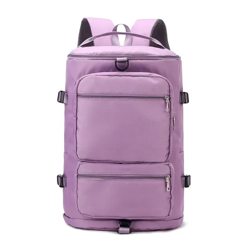 Damen Große Reise-Rucksäcke Wasserdicht Stilvoll Lässige Tagesrucksack-Taschen mit Gepäckgurt Rucksack Damen Sport Yoga Gepäcktaschen