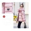Fashionable Short Down Cotton Coat with Hood and Bread Shape for Women In Winter