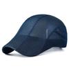 Men Women Mesh Breathable Newsboy Caps Summer Forward Cap Fashion Vintage Painter Hat Solid Color Artist Painter Hats Sun Hat