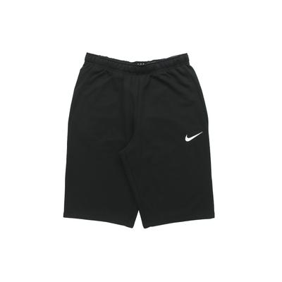 Cotton Mid-Rise Elastic Waist Sport Shorts Men Bottoms Black CZ7398-010