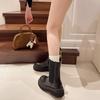 Martin boots women's new spring and autumn women's Chelsea pipe boots medium tube thick-soled short boots women's boots