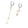 Feminine Rose Motif Ear Accessories Lightweight Ergonomic Design Alloy Ear Jewelry For Parties Dates