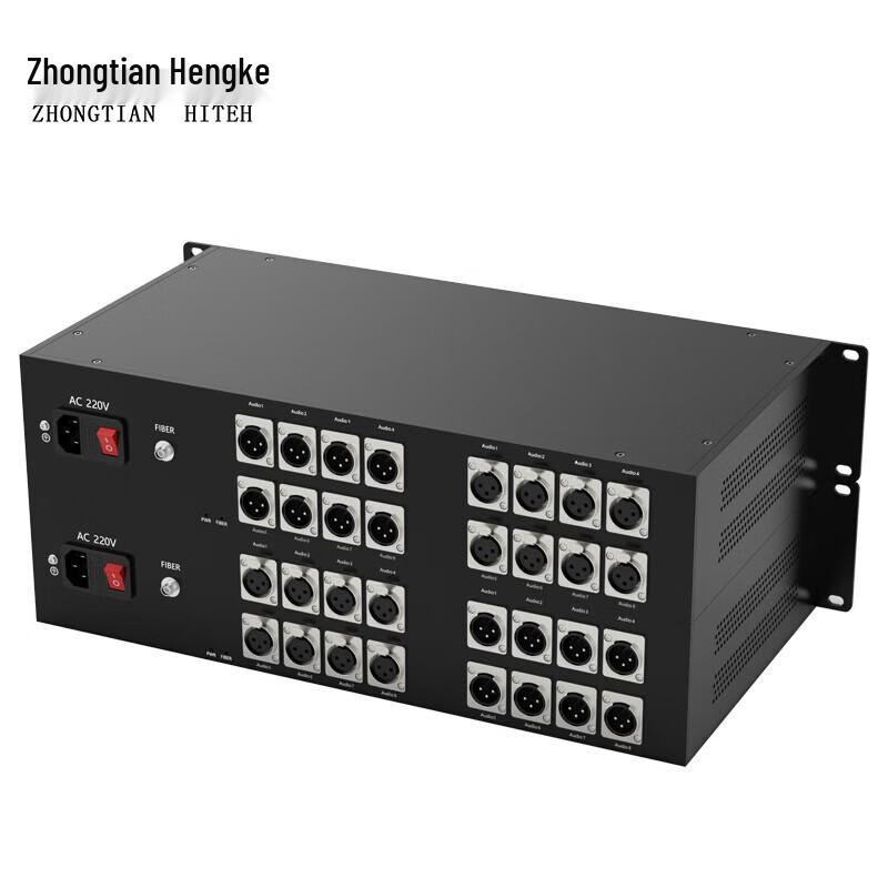 Zhongtianhengke 8-Channel Audio Fiber Optic Converter