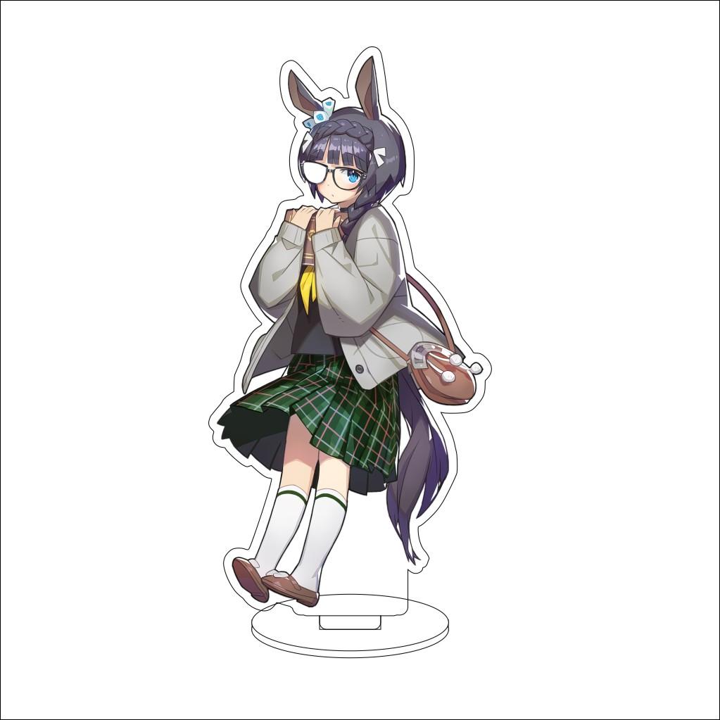 16CM Anime Pretty Derby Cosplay Acrylic Stand Ornaments Taiki Shuttle Grass Wonder Mejiro McQueen Figure Stand Halloween Gifts
