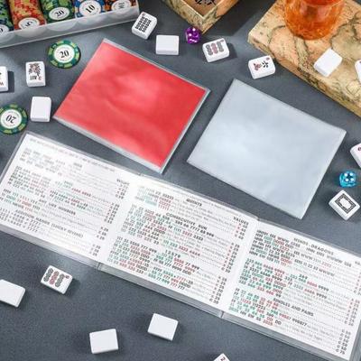 Scheda Punteggio Mahjong Lega Mahjong Mani Ufficiali Standard e Regole Scheda Punteggio su Carta Mah Jongg Scheda Istruzioni Mahjong